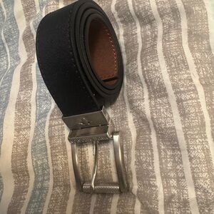 Black Belt with Silver Buckle